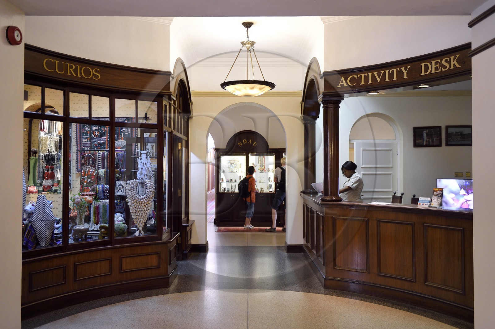 Zimbabwe, province de Matabeleland septentrional, Victoria Falls, Victoria Falls Hotel