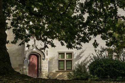 France, Loire-Atlantique (44), Nantes, quartier du Bouffay, manoir gothique de la Psallette (XVème siècle) dans les Jardins de la Psallette
