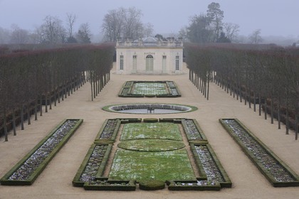 France, Yvelines (78), château de Versailles, classé Patrimoine Mondial de l'UNESCO, le domaine de Marie-Antoinette, le Petit Trianon, le Pavillon Français
