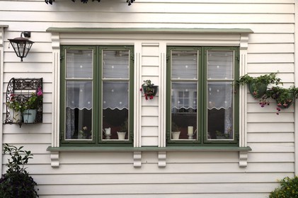 Norvège, Rogaland, Stavanger, maison en bois de la vieille ville