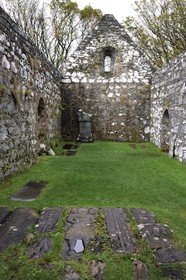 Royaume-Uni, Ecosse, Hébrides intérieures, Ile de Islay, kildalton church sur la côte Est, tombe d'un chevalier