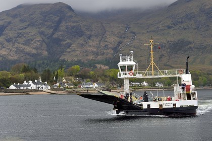 Royaume-Uni, Ecosse, Highland, région de Fort William, ferry de Corran à Ardgour