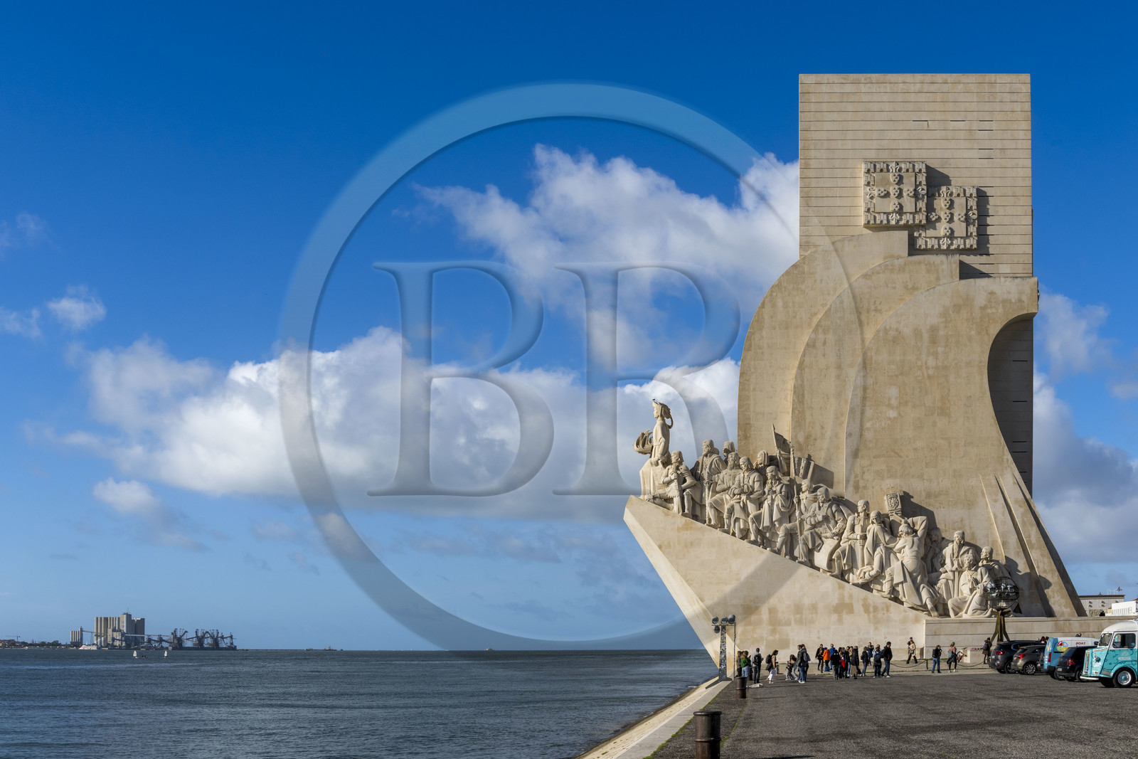 Portugal, Lisbonne, quartier de Belém, Padrao dos Descobrimentos (Monument des Découvertes) datant de 1960