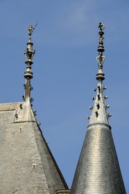France, Indre-et-Loire (37), Vallée de la Loire classée Patrimoine Mondial de l' UNESCO, château d' Azay-le-Rideau