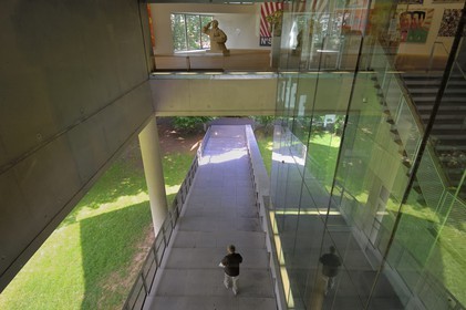 Irlande, Cork, University College Cork, la Glucksman Gallery (art contemporain) par les architectes O'Donnell & Tuomey