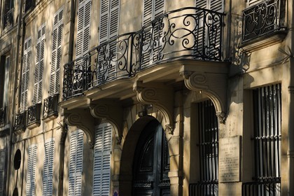 France, Paris (75), île Saint Louis, quai d'Anjou