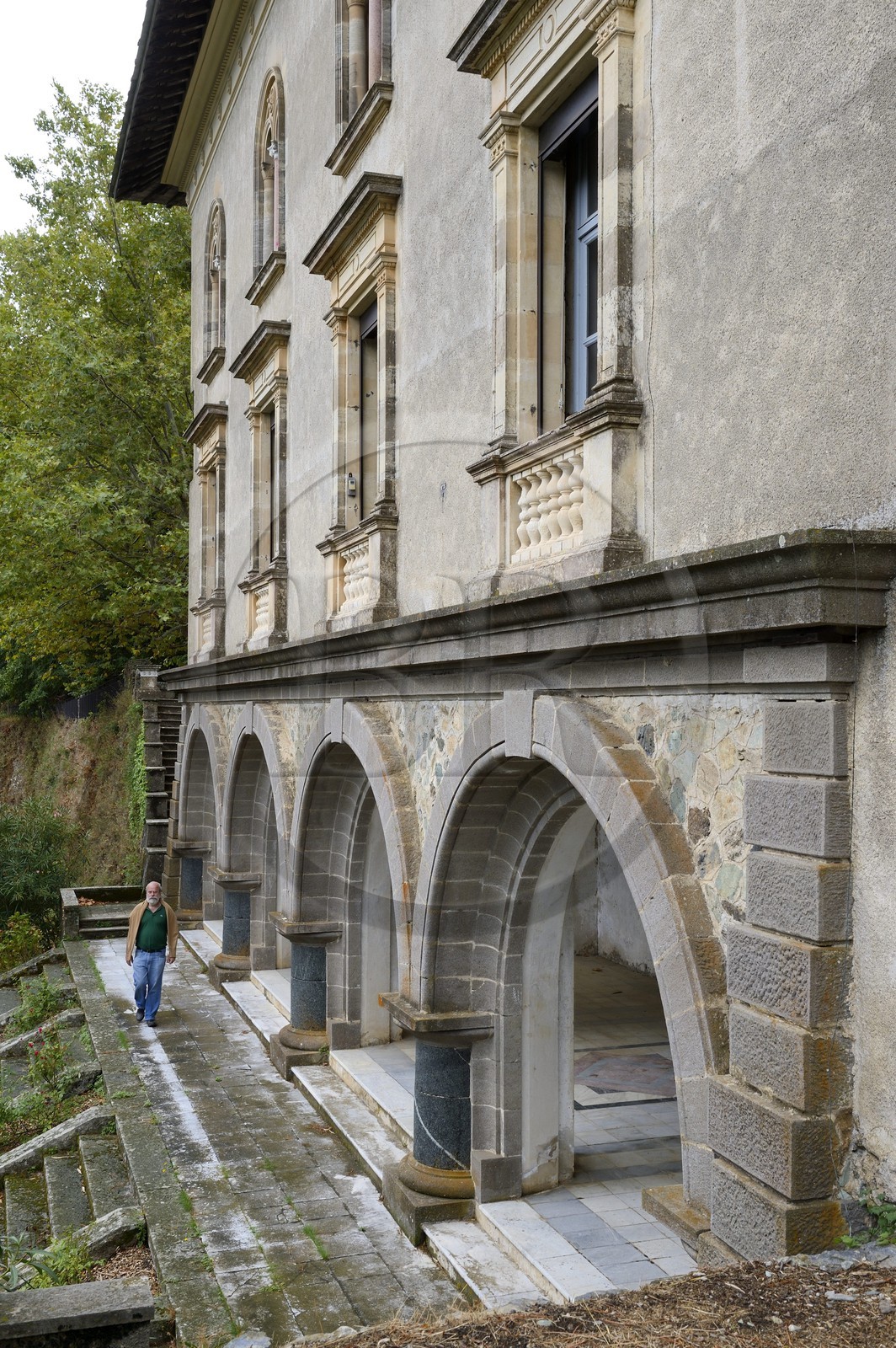 France, Haute-Corse (2B), Cap Corse, San Martino di Lota, Chateau Cagninacci (Palazzi ou Maison d'Americain)