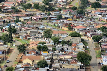 Afrique du Sud, province de Gauteng, Johannesburg, Soweto, le quartier d'Orlando dans le township