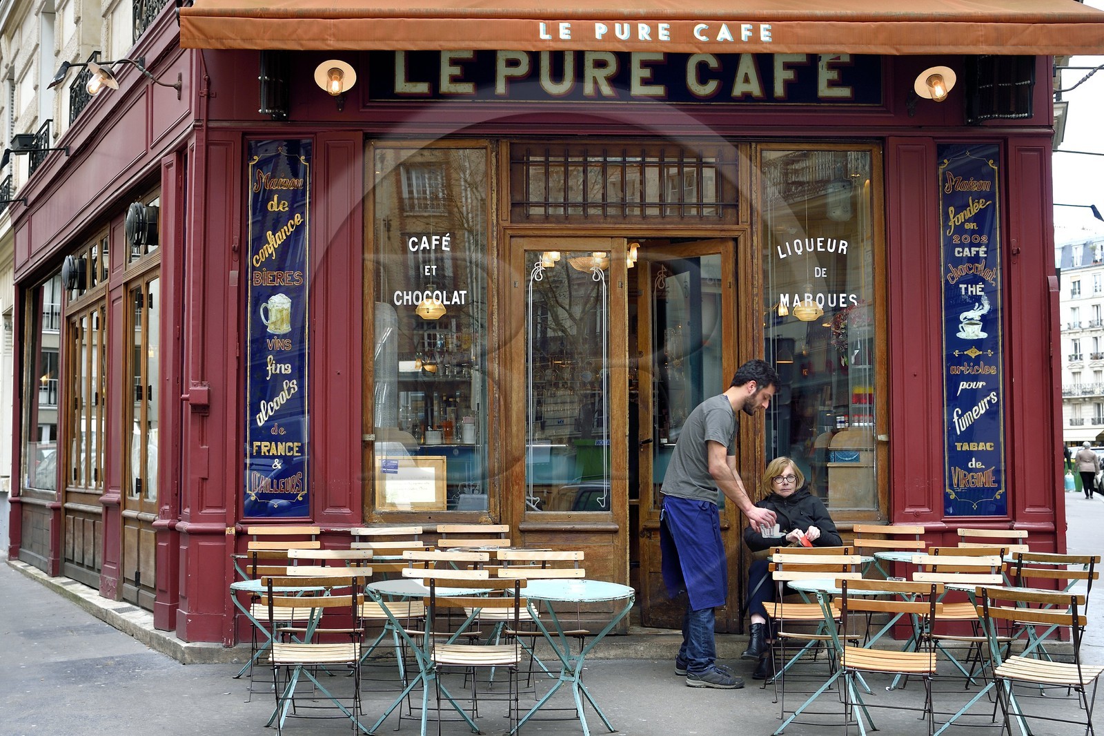 France, Paris (75), Le Pure Café rue Jean Mace