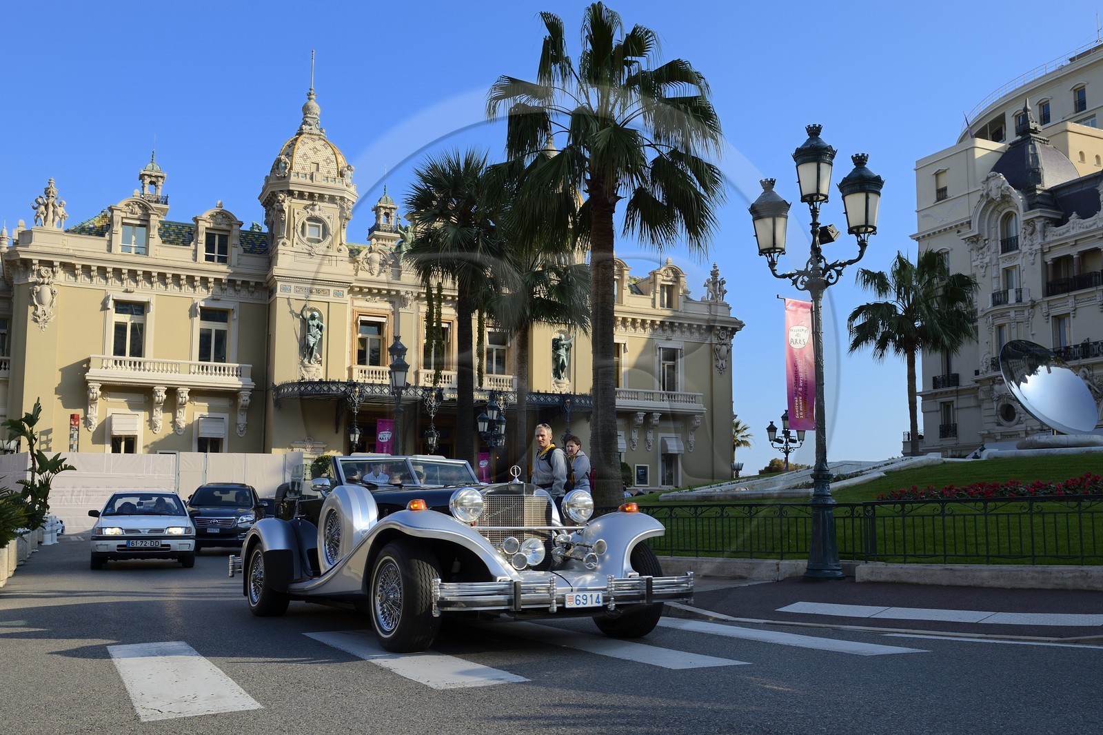 Principauté de Monaco, Monaco, Monte-Carlo, Société des Bains de Mer de Monaco, place du casino, le casino, Mention obligatoire : Société des Bains de Mer de Monaco
