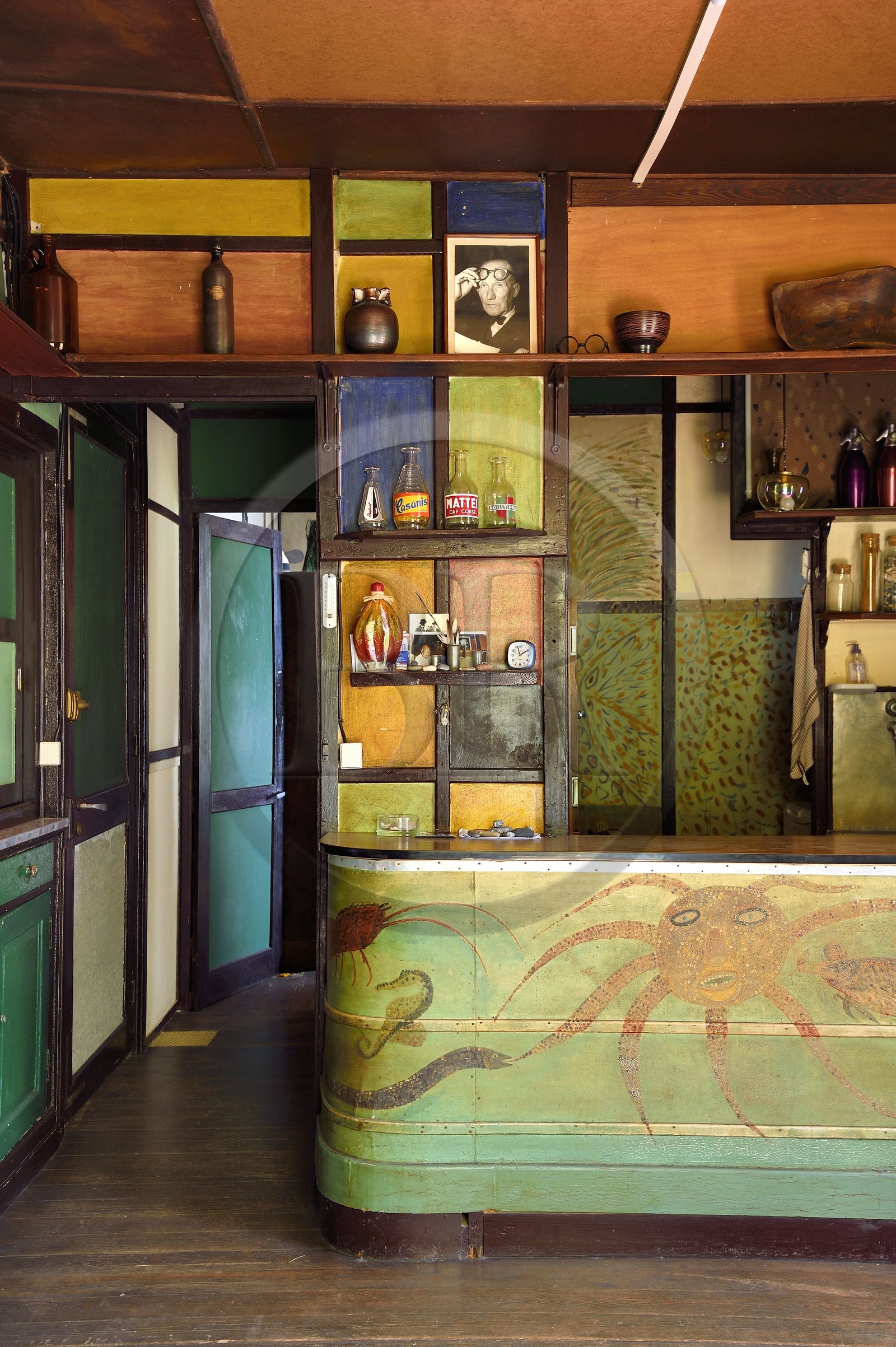 France, Alpes Maritimes (06), Roquebrune-Cap-Martin, ancien restaurant et bar L’Etoile de Mer de Thomas Rebutato