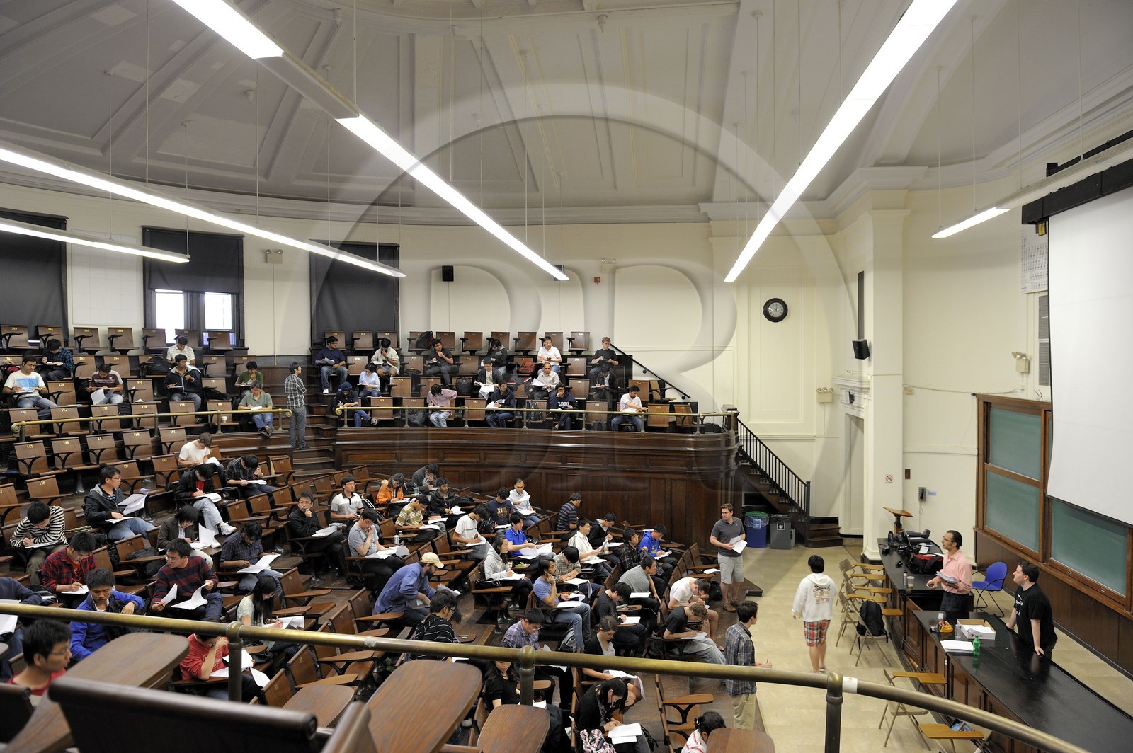 Etats-Unis, New York, Manhattan, l'université Columbia, amphithéatre Havemeyer Hall - Room 309 qui sert souvent pour des tournages de films
