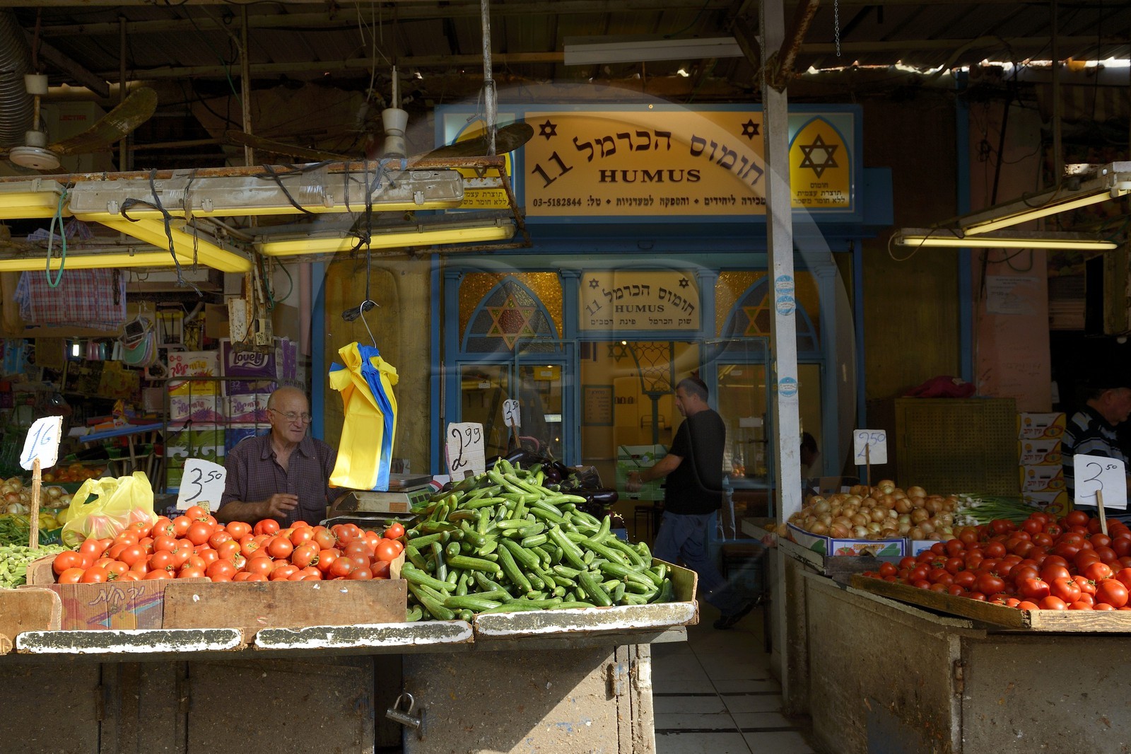 Israel, Tel Aviv, marché HaCarmel (Carmel)