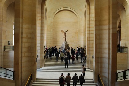 France, Paris (75), le Louvre, la Victoire de Samothrace
