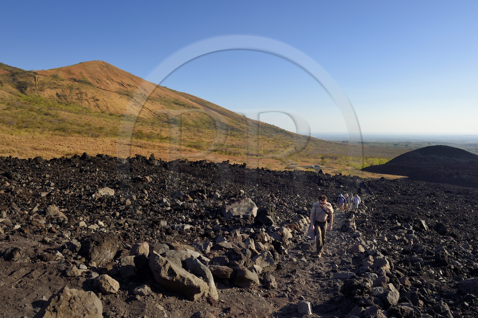 Nicaragua, région de Leon, Volcan Cerro Negro dans la cordillère des Maribios (ou Marrabios)