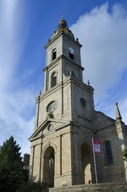 France, Morbihan (56), Golfe du Morbihan, Vannes, église Saint Patern vue depuis la rue Saint Nicolas