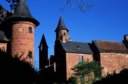 France, Corrèze (19), Collonges-la-Rouge, labellisé Les Plus Beaux Villages de France