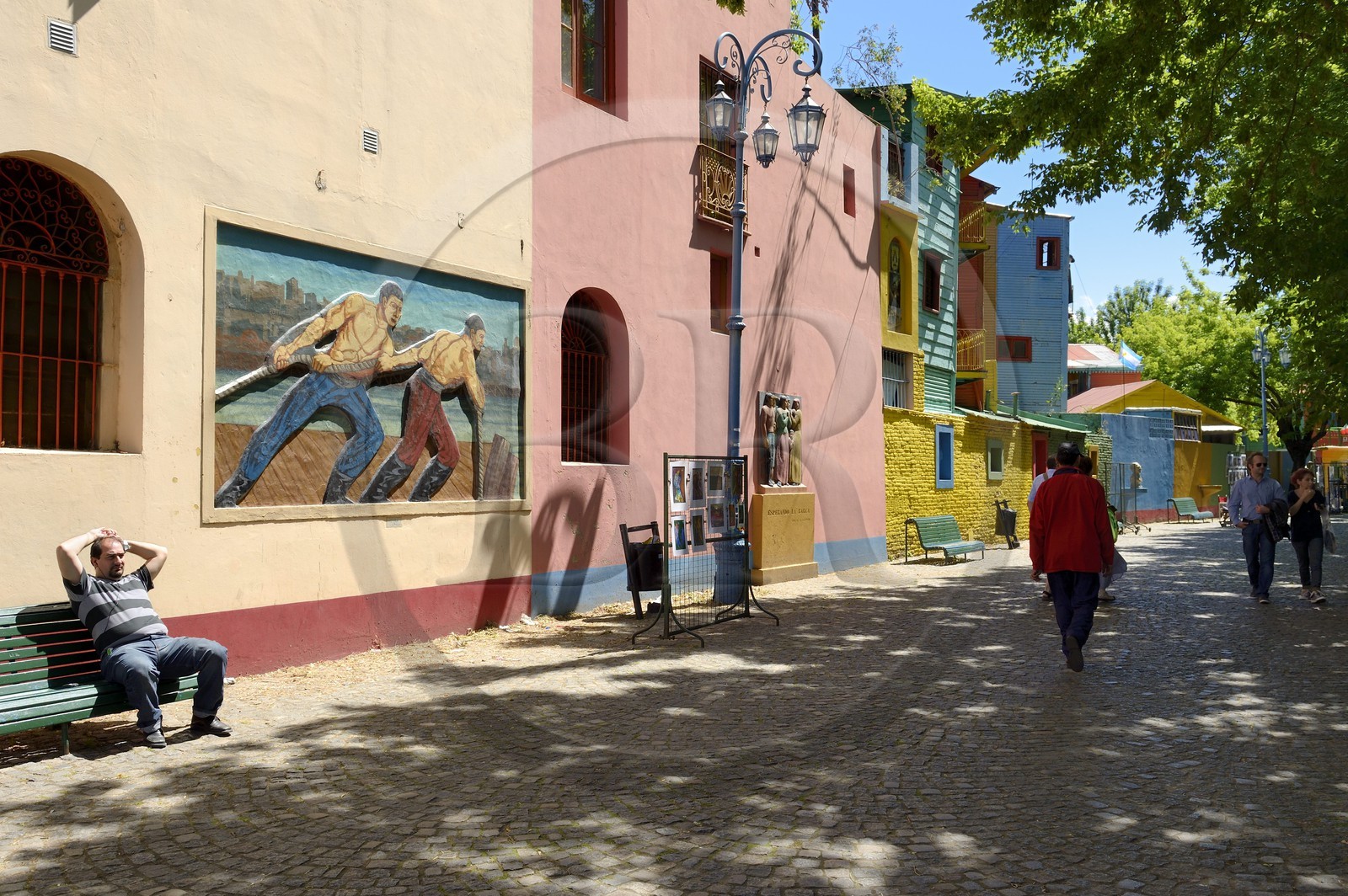 Argentine, Buenos Aires, quartier de La Boca, la rue Caminito
