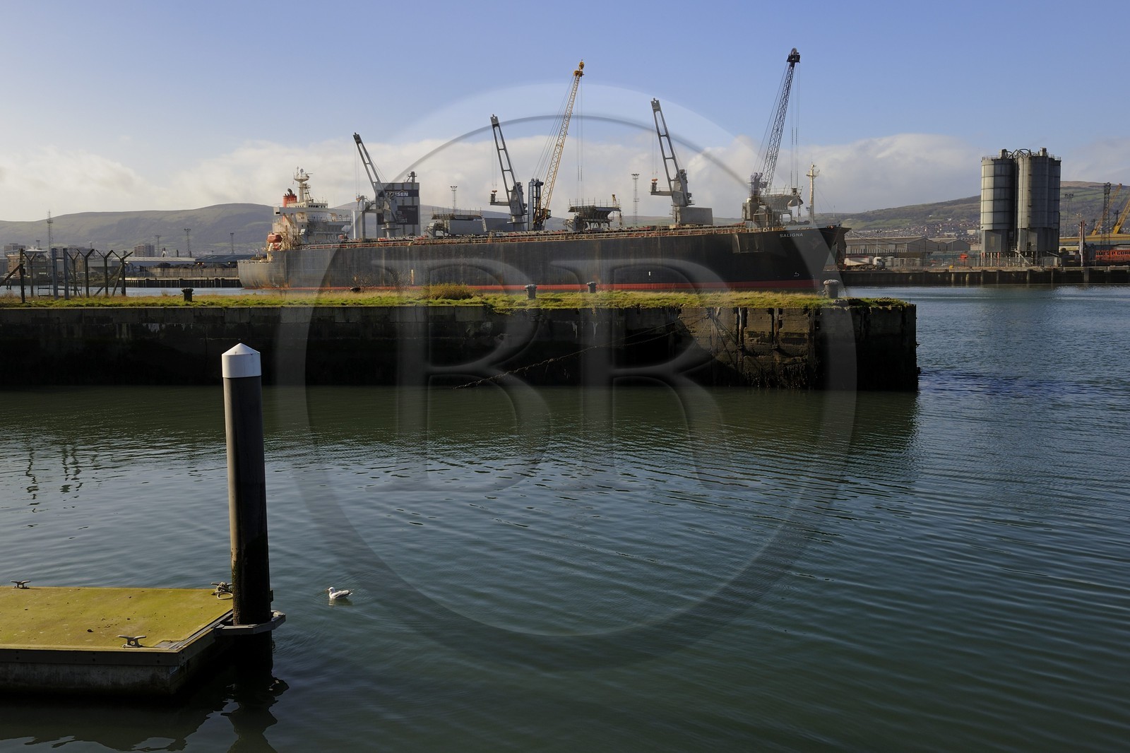 Royaume-Uni, Irlande du Nord, Belfast, Victoria Chanel dans le quartier des docks