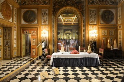 France, Seine-et-Marne (77), Maincy, le château de Vaux-le-Vicomte, la salle des buffets
