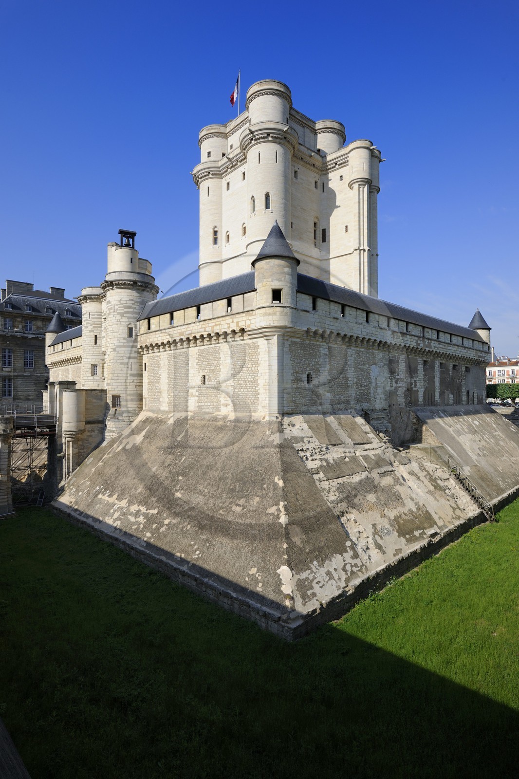 France, Val-de-Marne (94), Vincennes, le château de Vincennes, le donjon