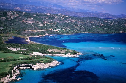 France, Corse-du-Sud (2A), la pointe de Spérone (vue aérienne)