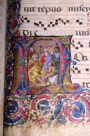 Italie, Toscane, Sienne, Duomo, Bibliothèque Piccolomini (Pie II)