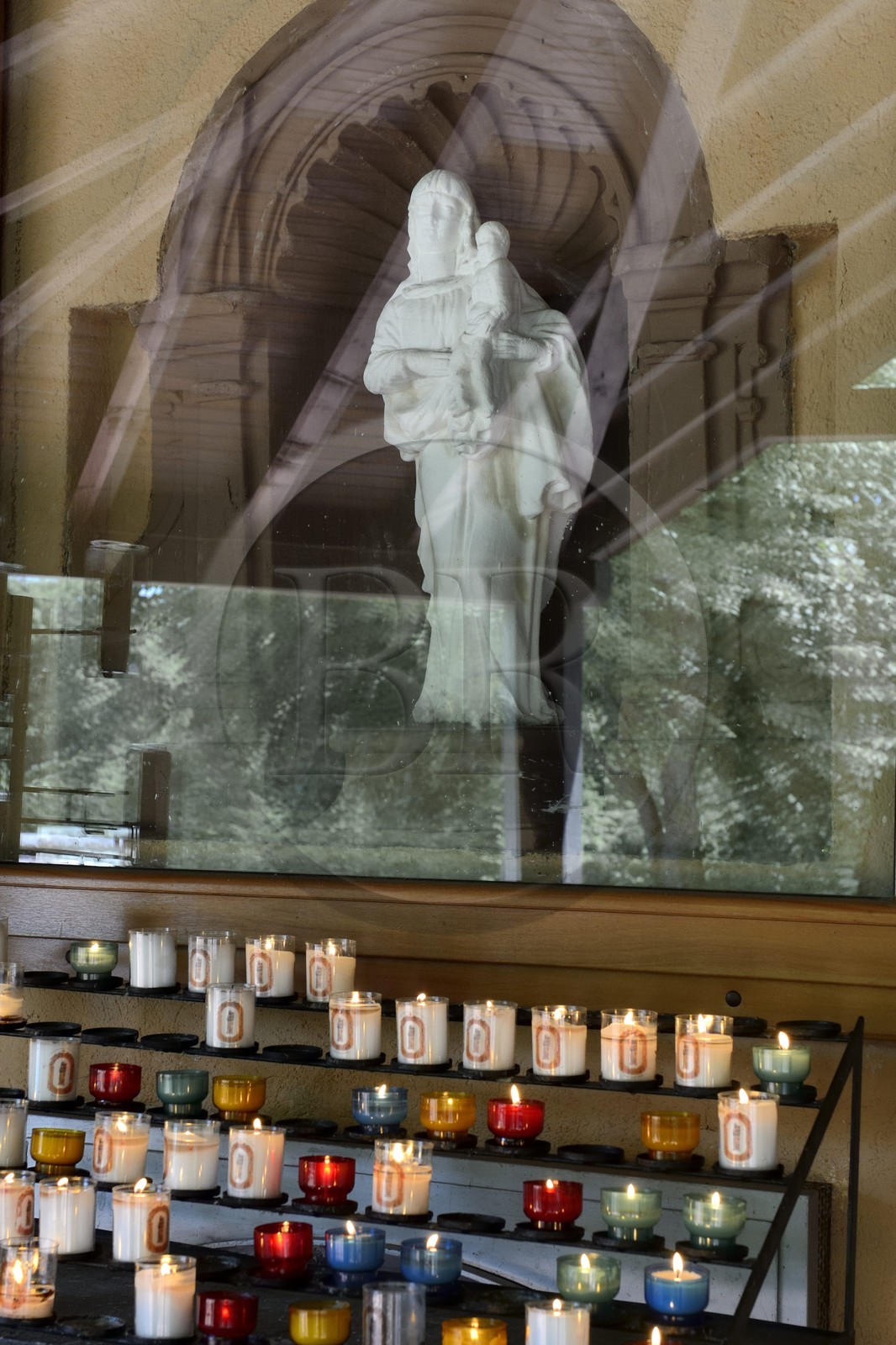 France, Moselle (57), Danne-et-Quatre-Vents, chapelle Notre-Dame de Bonne-Fontaine