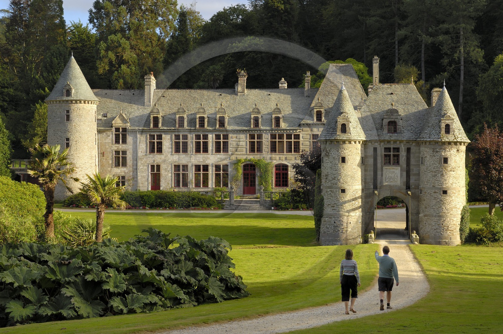 France, Manche (50), Cap de la Hague, château de Nacqueville